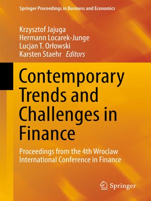 cover image of Contemporary Trends and Challenges in Finance